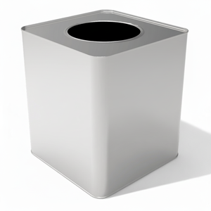 Boîte de conserve carrée 12 lt Olive Pickle Can 215x215x270mm 12 lt - Product Image 2