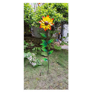 Estatuas de jardín de Metal de girasol de diseño moderno de lujo Venta directa de alta calidad de la fábrica India Más vendidos - Product Image 1