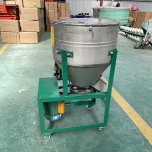 Máquina de mistura de alimentação vertical, equipamento de criação, parafuso, misturador de alimentação de aço inoxidável