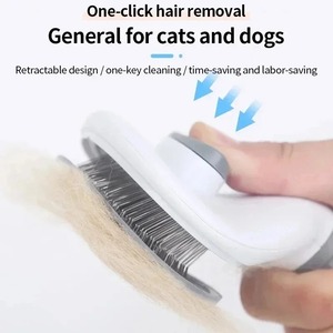 <span class=keywords><strong>Spazzola</strong></span> <span class=keywords><strong>autopulente</strong></span> per rimozione <span class=keywords><strong>peli</strong></span> di animali domestici e pettine per cani e gatti strumenti di pulizia in plastica accessori per il bagno - Product Image 2