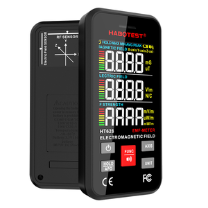 HABOTEST HT628AB Elektromanyetik Radyasyon Test Cihazı Taşınabilir El Tipi Radyo Frekans Alan Test Cihazı USB Şarjlı <span class=keywords><strong>EMF</strong></span> Ölçer - Product Image 6