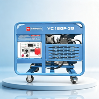 Générateur d'essence silencieux portable à onduleur 17/20KW Max 15/18KW Nominal YC18GF-3G