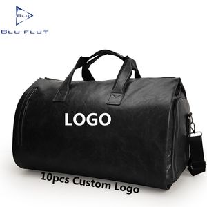 Estuche para zapatos con logotipo personalizado, 10 Uds., bolsa de equipaje, zapato impermeable, traje de cuero PU de primera calidad, bolso de mano, bolsas de lona, bolsa de viaje personalizada - Product Image 1