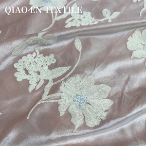 Ánh Sáng Sang Trọng Ngành Công Nghiệp Nặng Nhung Vải Hàng Đầu Sườn Xám Váy Phù Hợp Với Thoáng Khí Không Dệt Sợi Ngang Dệt Kim Stereo Hạt Thêu Túi - Product Image 3