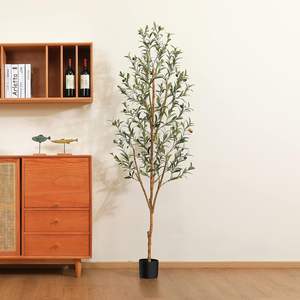 Plante artificielle de style chaud atterrissage en pot olive artificielle plante verte olive avec pot pour <span class=keywords><strong>d</strong></span>écoration de salon - Product Image 3