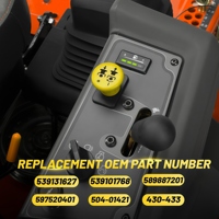 Interrupteur PTO 10 ampères 5/6/7/8 broches, interrupteur à bouton poussoir pour embrayage de tondeuse à gazon Husqvarna Craftsman Troybilt MTD John Deere