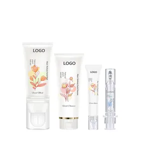 80ml 100ml 10ml 실리콘 브러시 어플리케이터 화장품 플라스틱 튜브 립스틱 페이스 크림 페이셜 마스크 로션 아이 크림 페이셜 클렌저