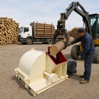 Broyeur de bois pour champignons MX-1000 pour l'Ukraine, avec disque en acier moulé, capacité 4-6T/H, faible entretien