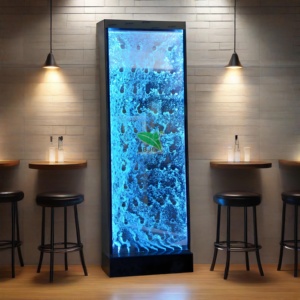 Colorido interior Led acrílico agua burbuja pared pantalla <span class=keywords><strong>Pub</strong></span> habitación divisor Bar y salón muebles - Product Image 2