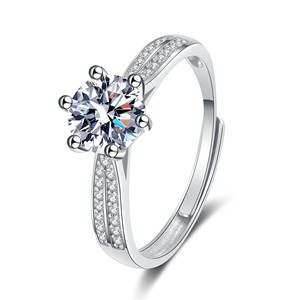 Anillo Abierto <span class=keywords><strong>de</strong></span> Cobre con Circonita Cúbica <span class=keywords><strong>de</strong></span> 1 Quilate, Diseño <span class=keywords><strong>de</strong></span> Ocho Corazones y Ocho Flechas, Regalo <span class=keywords><strong>de</strong></span> Boda o Compromiso para Mujer, Superventas <span class=keywords><strong>de</strong></span> Moda - Product Image 3