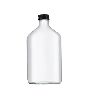 200ml 250ml 350ml Reusable Mini Flask Beverage Glass Container Bottle For Juicing Smoothie