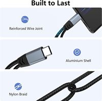 OEM PD 60W Port de charge rapide Type C vers Aux Dongle Câble USB C Adaptateur de prise casque Chargeur 2 en 1 USB C vers adaptateur audio 3.5mm