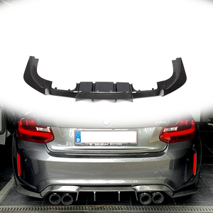 Difusor de Parachoques Trasero de Fibra de Carbono de 3 Piezas para <span class=keywords><strong>BMW</strong></span> M2 M2C Coupé 2016-2020 - Product Image 1