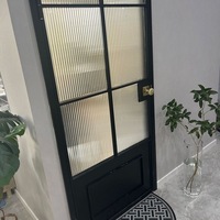 Geriffelte Glas folie mit unterschied licher Breite 3D-Design Reeded Window Film Selbst klebendes Material UV-Schnitt