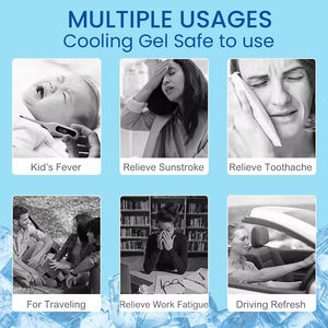 Nuevo Producto, Crema de Gel Refrescante Natural a Base de Hierbas para la Fiebre del Bebé, 20G, con Vitamina E Nutritiva - Product Image 5