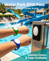 Bracelet en silicone RFID avec logo personnalisé, puce 1K, pour vestiaires de salle de sport, sauna, parc aquatique