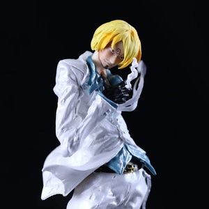 Figura de Manga de 24 cm, 0NE PIECE, Colores Blanco y Negro, Modelo de Dibujos Animados de Sanji, Figura de Anime de PVC, Juguetes de Regalo para Adultos - Product Image 2