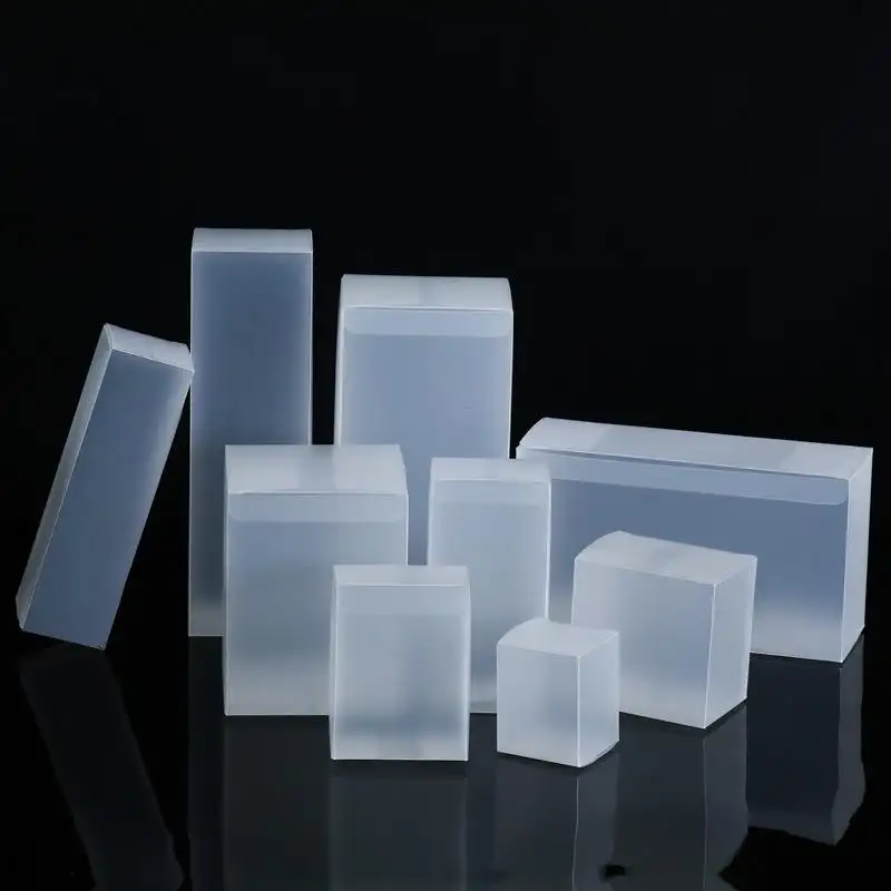 Custom Frosted PP Packaging Box Transparent PET Clear PVC Plastic Box plastic frosted gift box