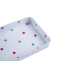Boîte en métal rectangulaire personnalisée avec poignée, emballage cadeau pour bonbons, biscuits, chocolat, cadeau haut de gamme, réutilisable, écologique