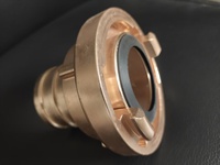 Raccord de poteau d'incendie en aluminium forgé par oxydation anodique, personnalisé, à prix usine compétitif