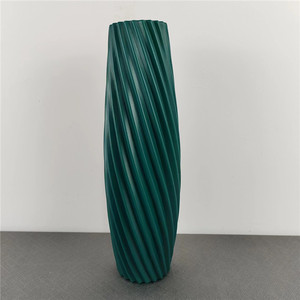 Nordic Simple Round Tall Plastic <strong>Flower</strong> <strong>Vase</strong> White Artificial <strong>Flower</strong> Arrangement Table <strong>Vase</strong> Plastic Decorative - Product Image 4