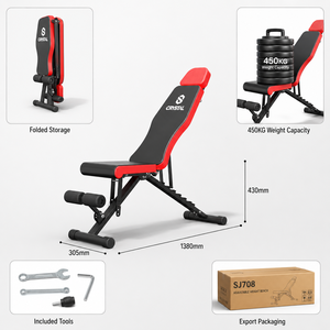 <span class=keywords><strong>Banc</strong></span> <span class=keywords><strong>de</strong></span> <span class=keywords><strong>musculation</strong></span> pliable et portable, <span class=keywords><strong>banc</strong></span> d'entraînement réglable pour appartement, salle <span class=keywords><strong>de</strong></span> sport à domicile, entraînement avec haltères - Product Image 5