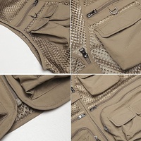 Gilet de pêche voyage léger pour hommes, vêtement en plein air, Safari, pêche voyage, plusieurs poches, été