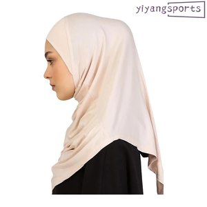 Offre spéciale de hijab d'enveloppement musulman bon marché cheveux légers Nikab écharpes pour femmes élégantes vente en ligne - Product Image 2