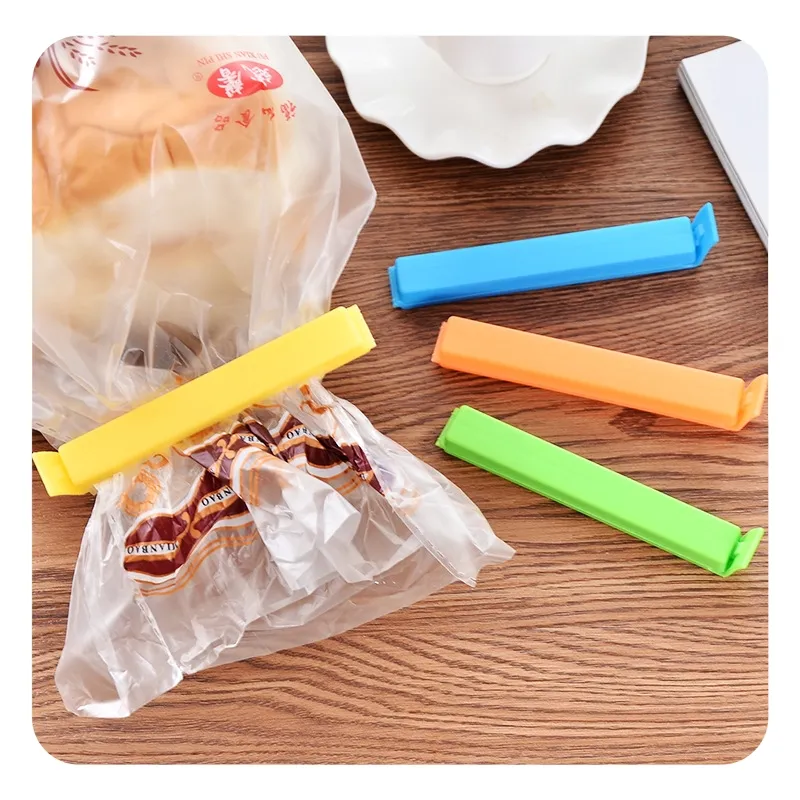 Color PP plastic food closure clip moisture-proof coffee bread tea potato chips snack storage pocket clip