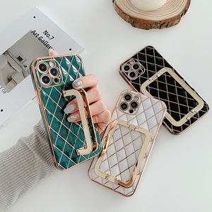 <span class=keywords><strong>Funda</strong></span> de teléfono móvil de diseñador de cuero PU, accesorio con soporte dorado para <span class=keywords><strong>Apple</strong></span> Iphone 7 <span class=keywords><strong>11</strong></span> 12 <span class=keywords><strong>Pro</strong></span> <span class=keywords><strong>Max</strong></span> X Xs <span class=keywords><strong>Max</strong></span> - Product Image 1