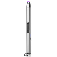 Briquet électrique coupe-vent Western Gift Box Touch Rechargeable Usb Custom Logo Outdoor OEM Arc Briquet