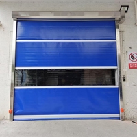 Le PVC enroulent les portes électriques de volet, porte d'enroulement rapide à grande vitesse.