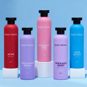 Emballages de luxe vides personnalisés en plastique PET de 200 ml, 300 ml, 500 ml pour shampooing, après-shampooing et lotion corporelle - Product Image 6