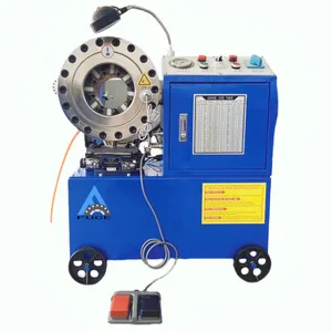 हेवी ड्यूटी 2"/3"/4"/6"/8 इंच 51एमएम 52 में उच्च दबाव वाली हाइड्रोलिक नली बनाने वाली प्रेसिंग क्रिम्पिंग मशीन का उपयोग किया जाता है