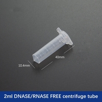 Nouvelle annonce Tube à centrifuger conique 15/50ml Tube faucon gradué sans Dnase/Rnase