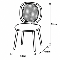 Chaise de salle à manger moderne personnalisable en métal avec dossier rembourré, assise verte, cadre noir, boucle arrondie, pour café, restaurant, hôtel
