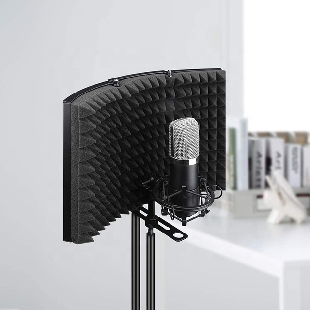 Lane LY-303 Microphone Isolation Shield Portable Design Shield Isolation Microphone