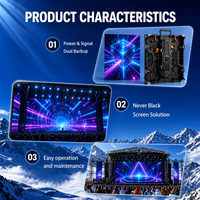 Layar LED Sewa Panggung Luar Ruangan P2.9 500x500mm, Video Wall Refresh Rate Tinggi, Pantalla LED untuk Acara Konser