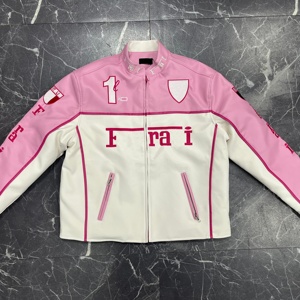 Giacca da Moto in <span class=keywords><strong>Pelle</strong></span> Traspirante Repsol per <span class=keywords><strong>Uomo</strong></span>, Antivento, per Corse e Motocross - Product Image 1