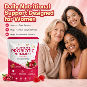 Gummies Probiotiques pour Femmes à la Canneberge : Soutient la Santé Digestive et Vaginale, Équilibre la Flore Intestinale, Renforce l'Immunité (Marque Blanche) - Product Image 4