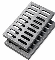 Grille de drainage en fonte durable pour sols industriels et entrepôts