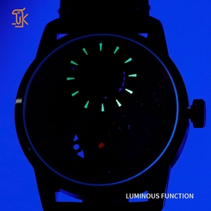 High-end Mechanical Private Brand <b>Watch</b> <b>Automatic</b> Balance Wheel Off Center Black Dial Crystal Bezel 43mm wristwatch for men - Product Image 2
