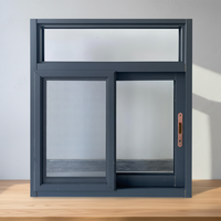 Premium Aluminiumlegierung Schiebefenster Hurrikan-Resistent Edelstahl-Fliegengitter Schalldicht für Energieeffiziente Außenbereiche