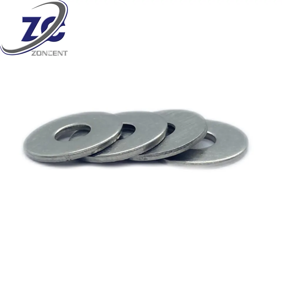 Commercio all'ingrosso DIN125 304/316 in acciaio inox rondella piatto rotondo rondella grande pianura rondelle lavatrici per la riduzione dell'attrito