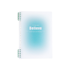 Cuaderno Recargable con Color Degradado, Cubierta de PP Extraíble, Hojas Sueltas con Múltiples Orificios, para Oficina, Escuela, Regalos - Product Image 5