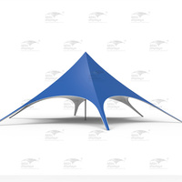 Carpa con dosel de estrellas para fiesta, marquesina para exteriores, 16M