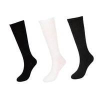 Nouvelle conception Chaussettes de compression sportives jetables respirantes absorbant la transpiration écologiques tricotées style preppy amusantes