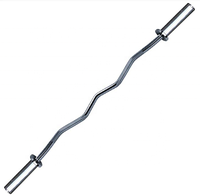 Barre de triceps, barre de boucle solide, barre d'haltérophilie de 2 pouces