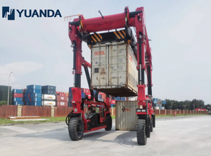 Chariot transpalette à pneus en caoutchouc de haute qualité de 45 tonnes, chariot transpalette pour conteneurs de 50 tonnes, fabricants de chariots transpalettes pour conteneurs - Product Image 4