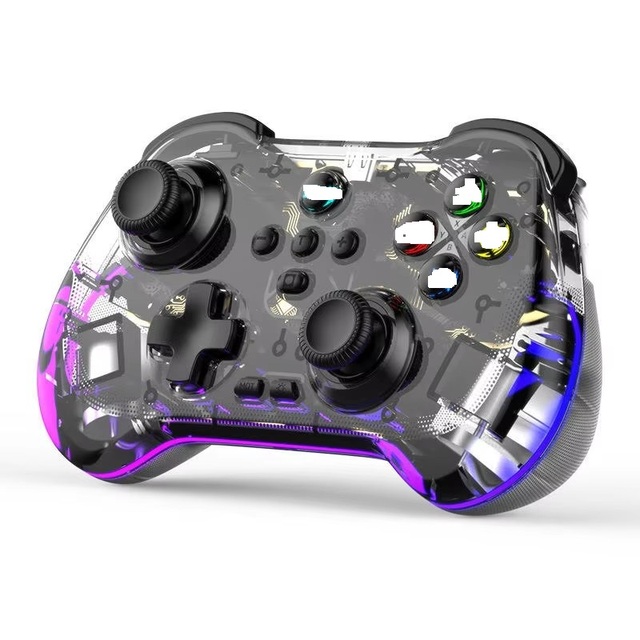 Wholesale Z01F RGB Light Hall Effect Joysticks Vibration Motor Turbo Button Six-axis Gyroscope Wireless Game Controller Gamepad